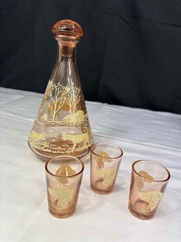 Decanter caccia volpe segugio