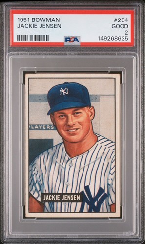 Jackie jensen 1951 - jensen, psa