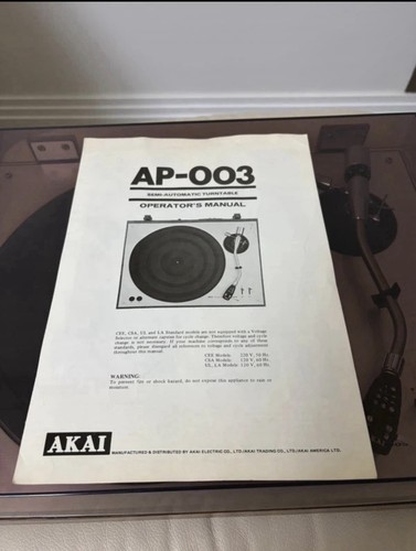 Giradischi akai 003 - giradischi,