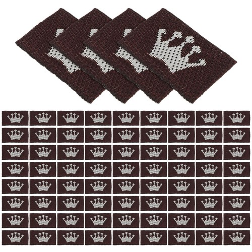 500 pcs etichetta tessuta - ,