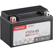 Batteria Moto YTX7A-BS AGM 12V