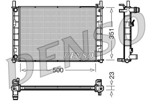 Denso drm10046 radiatore - drm10046,