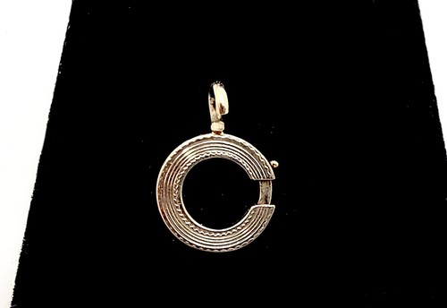 Collana anello molla vintage - anello,