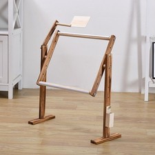 Supporto da banco regolabile in pino per punto croce colore al forno