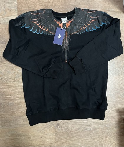 Felpa marcelo burlon nera - marcelo,
