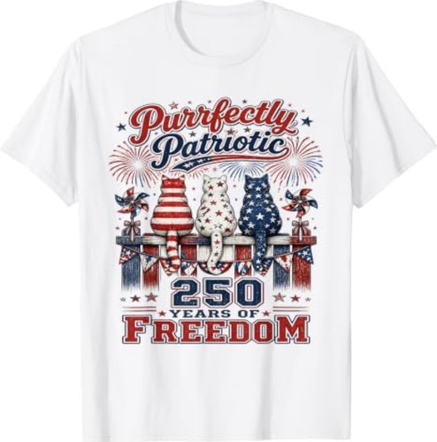 Maglietta gatto patriottico - maglietta,