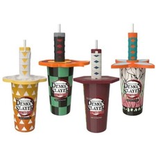 Tazza esclusiva Shinobu Demon Slayer: Infinity Castle AMC con spada topper cannuccia