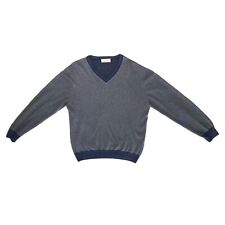 FABIO FRATI Maglione Uomo Maniche Lunghe Collo V - 47% Lana Merino - Taglia L