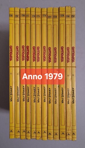 Lotto topolino anno 1979 - topolino,