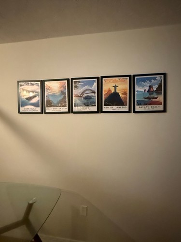 Set poster viaggio - set, vintage