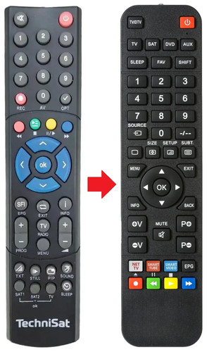 Telecomando adatto per - , tv