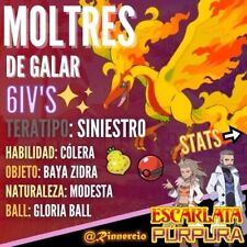 Moltres de Galar "Shiny or