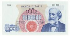 1000 LIRE GIUSEPPE VERDI I°  TIPO EMISSIONE  25 /07 / 1964  FDS  R2