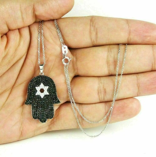 Ciondolo diamante nero creato