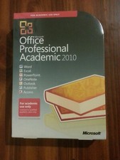 NUOVO SIGILLATO Microsoft Office 2010 Professional ACADEMIC per 2 PC vendita al dettaglio