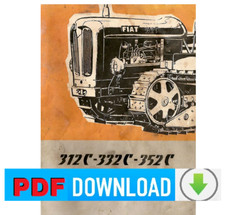 Tractor Fiat 312C 332C 352C