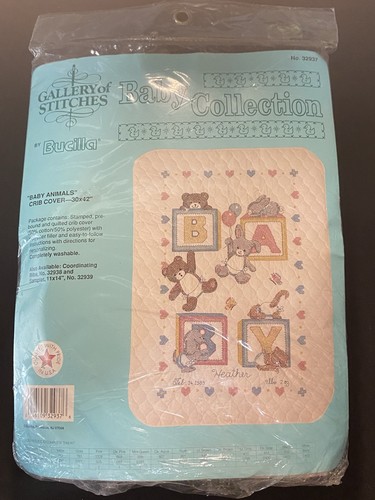 Kit punto croce copri culla