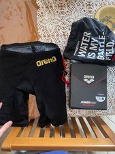 Costume da gara arena Carbon Air taglia 42 Nero e oro