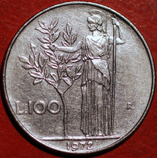 Italy 1972 100 Lire KM# 96.1