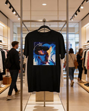 T-shirt nera firmata Lorde