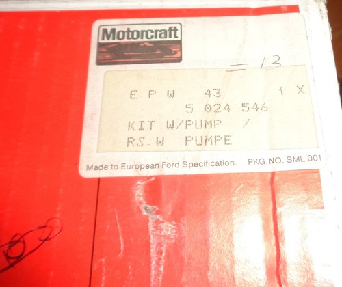 Motorcraft epw43 pompa acqua - pompa,