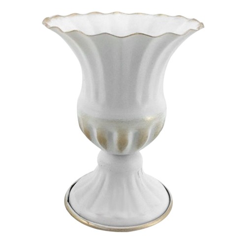 Vaso porta fiori metallo - vaso, di
