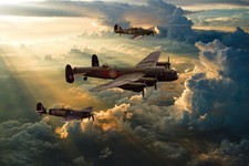 BBMF , Lancaster,  Spitfire