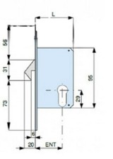 Serratura MG a gancio x p