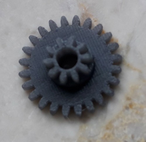 Ruota dentata doppia per treni - dentata,