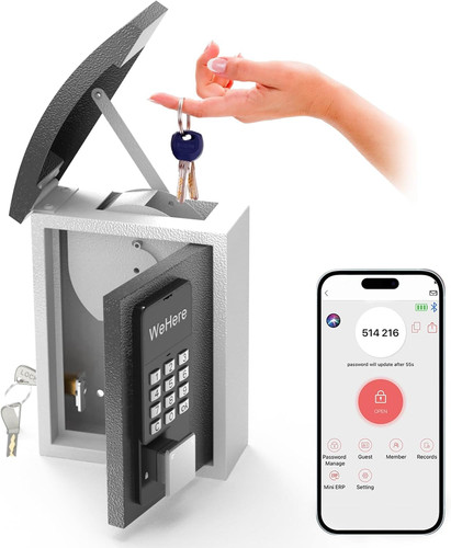 Key lock box supporto parete - supporto, a