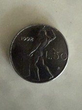 MONETA   REPUBBLICA ITALIANA  50 LIRE 1992 FIOR DI CONIO  PICCOLO VEDI FOTO