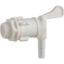 RUBINETTO TANICA FUSTO - PLASTICA 3/4M + GHIERA