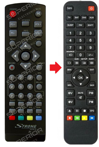 Telecomando ricambio per - telecomando, di