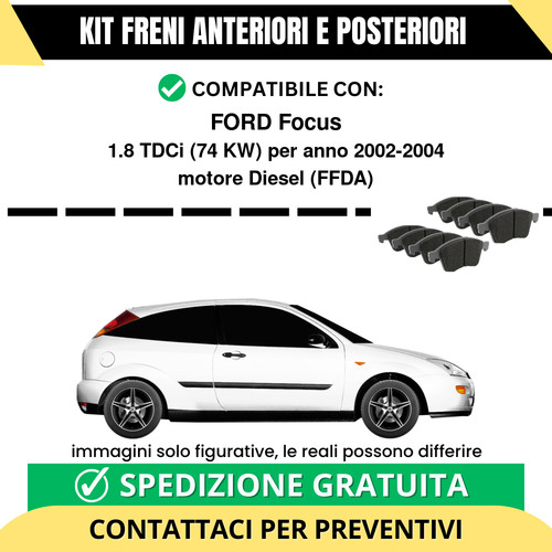 Pastiglie freno ant post - pastiglie,