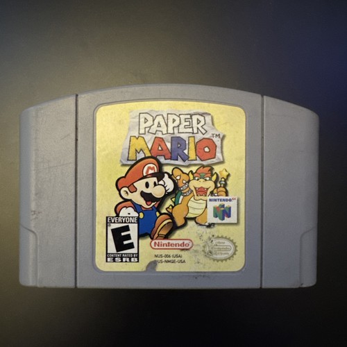 Paper mario n64 - paper, autentico