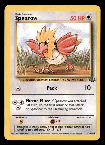 Pokemon spearow jungle - spearow,