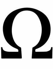 Omega Letter Symbol Sign Vinyl