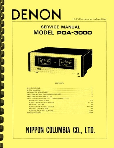 Denon poa 3000 amplificatore - poa-3000,