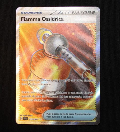 Carta pokemon fiamma ossidrica - fiamma,