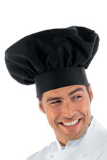 Cappello Cuoco Nero, Nero, 65%