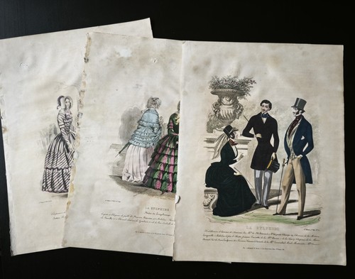 Lot gravures mode la - mode,