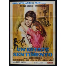 manifesto UN'ESTATE CON SENTIMENTO Stefania Sandrelli Phillips scarsella M331