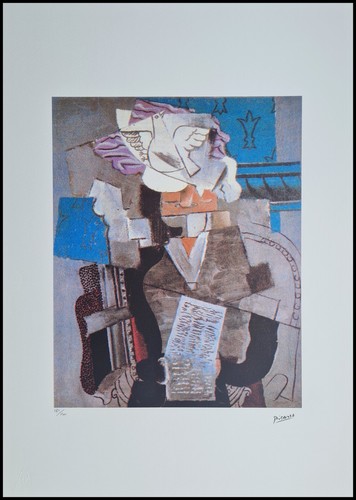 Pablo picasso woman with - pablo,