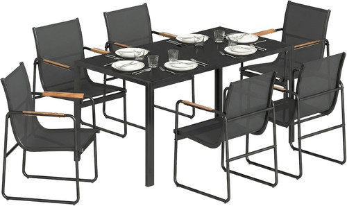 Set tavolo sedie giardino - e,