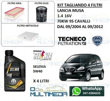 KIT TAGLIANDO E  4 LT OLIO