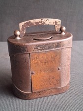 Antico Salvadanaio Cassa di Risparmio TORINO 1920 Vintage Da Collezione