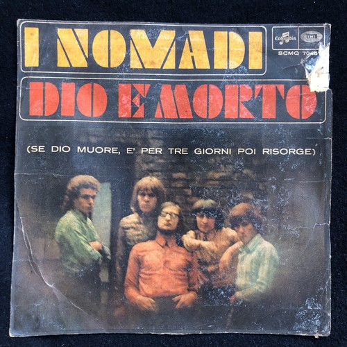 Nomadi dio morto 45 giri - dio,