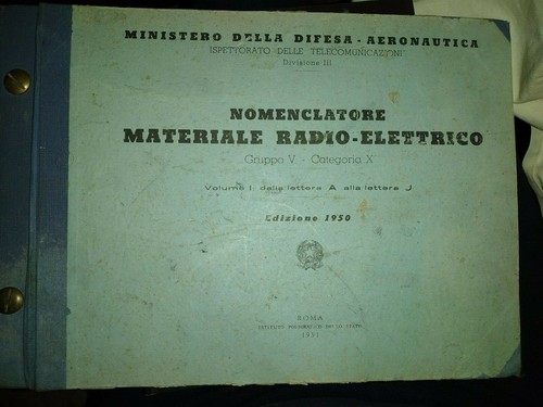 Nomenclatore materiale radio - materiale,