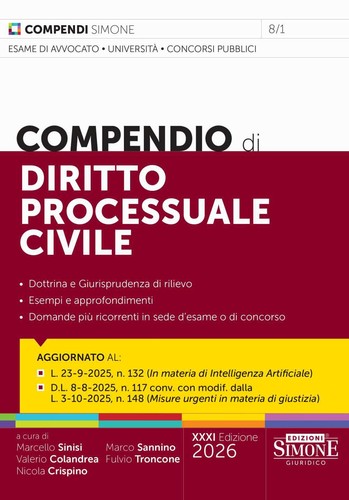 Libri compendio diritto - di,