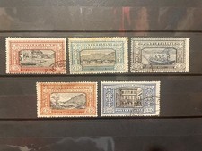 Francobolli Regno 1923 Serietta Manzoni senza 5 lire usata (CL583)